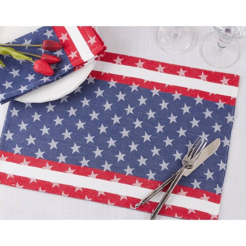 Americana Design Table Mats (Set of 4) - 13"x19"