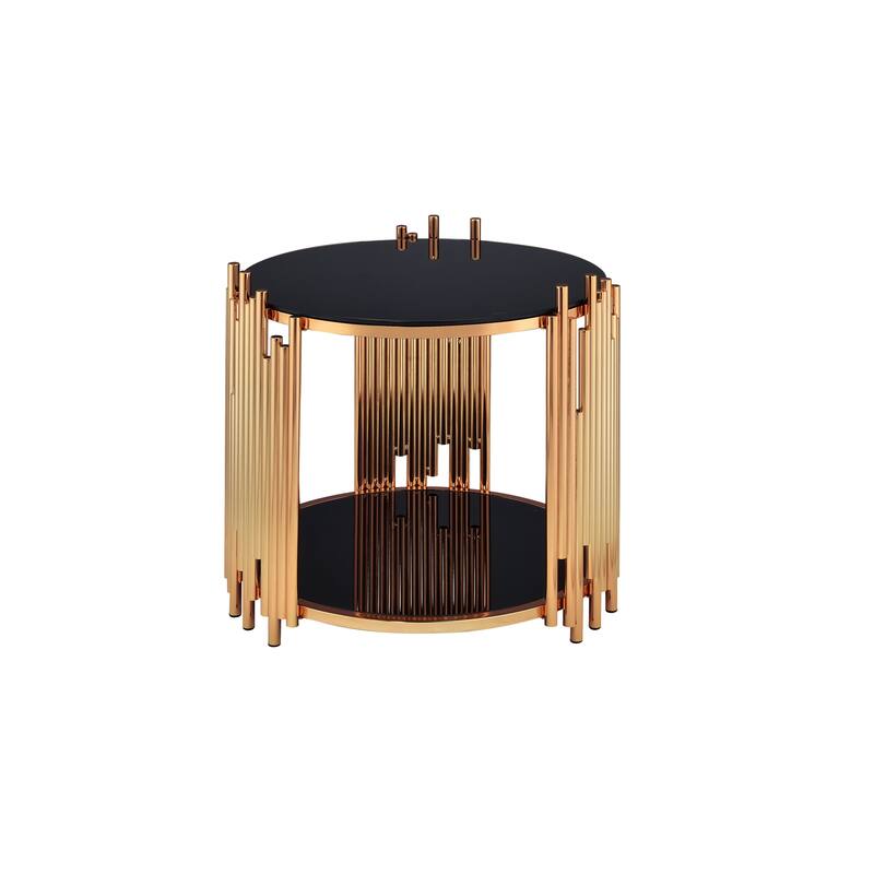 Tanquin Glass End Table