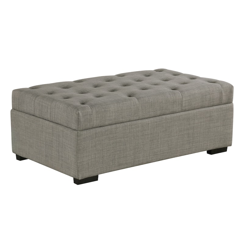Tufted Sleeper Couch Settee, Ottoman with Folding Sofa Bed, Convertible Ottoman Sleeper with Memory Mattress