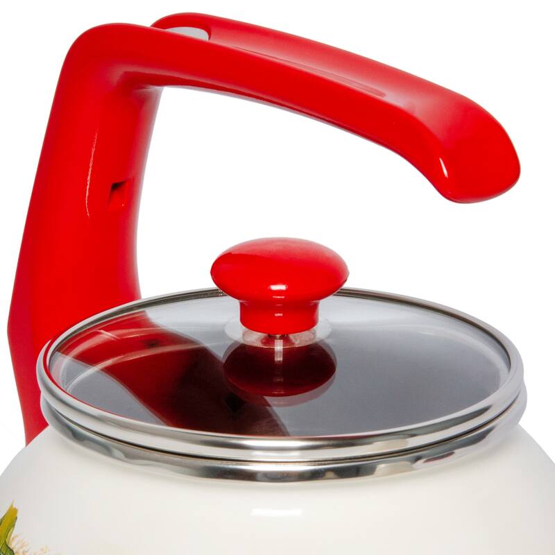 STP Goods 2.3Qt Apples Enamel Kettle - 2.3 Qt