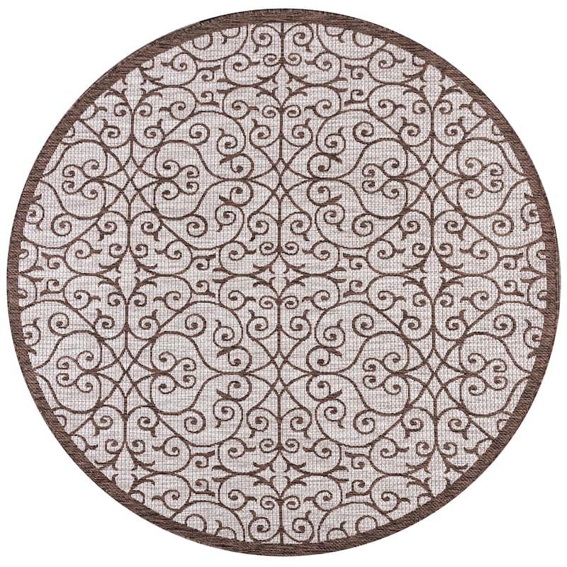 JONATHAN Y Ourika Textured Weave Indoor/Outdoor Area Rug
