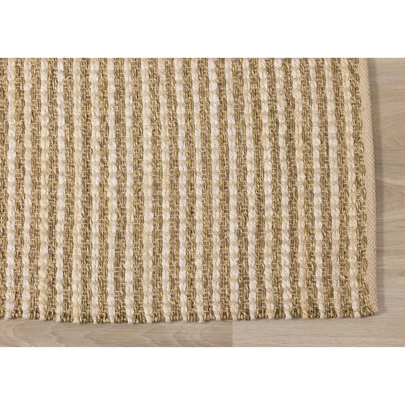Nairobi Collection - Beige Intricate Weave Rug