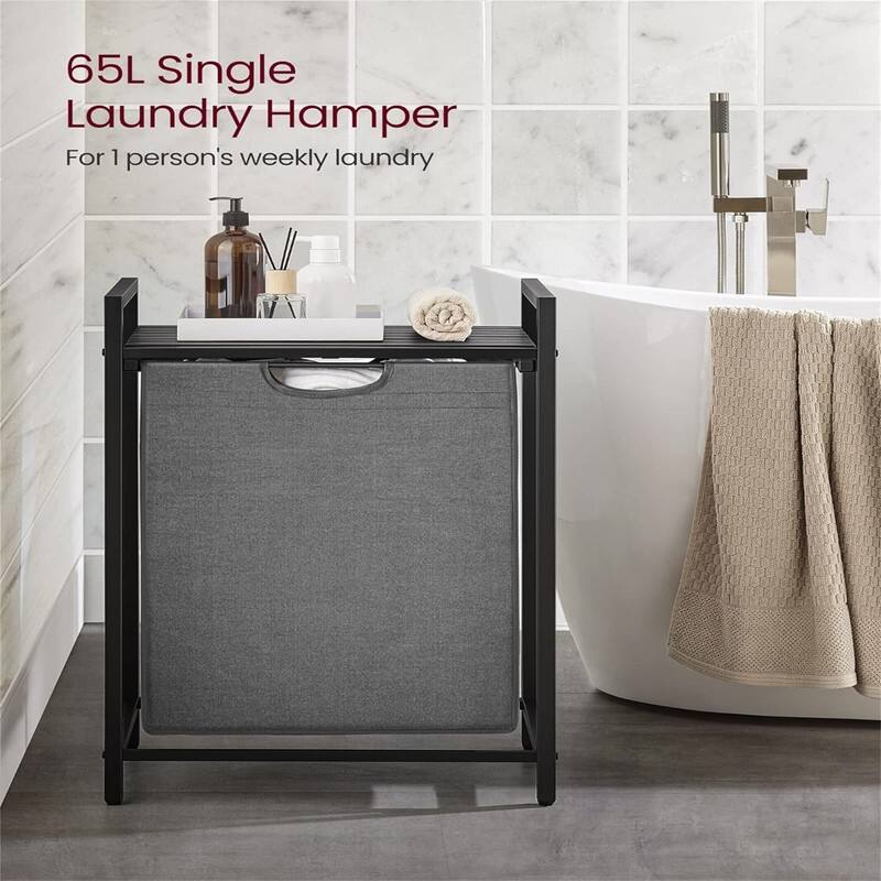 Laundry Basket - 19.7"L x 13"W x 28.4"H