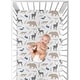preview thumbnail 4 of 4, Sweet Jojo Designs Fitted Crib Sheet for the Woodland Animals Collection
