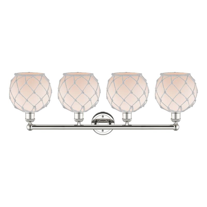 Innovations Lighting Endless Possibilities Edison - Farmhouse Rope - 4 Light 35" Bath Vanity Light
