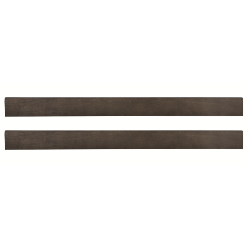 Taylor 76" Wide Farmhouse Full Size Bed Rails, River Rock Brown