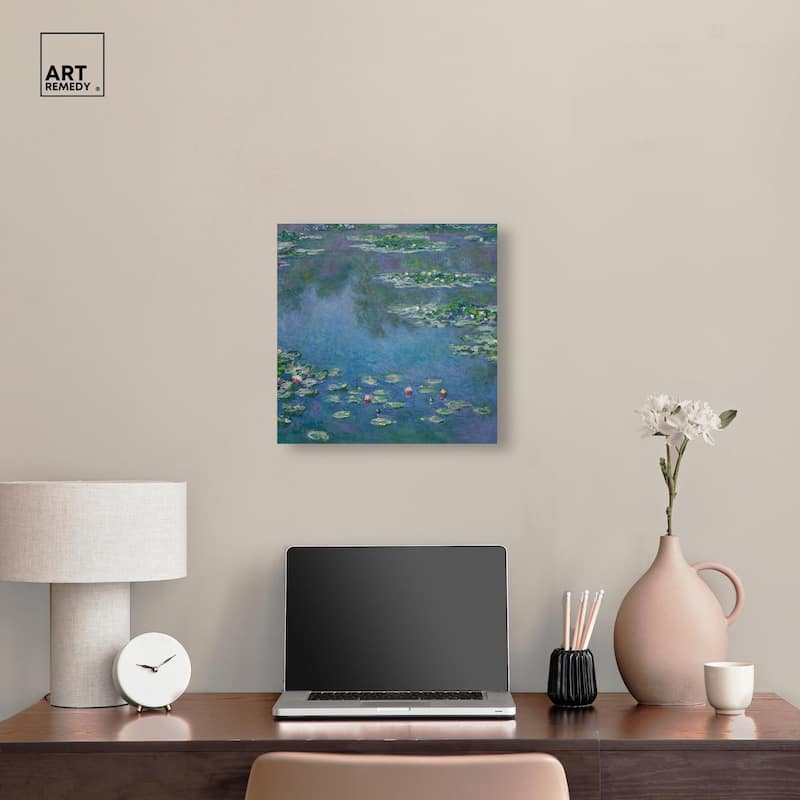 Monet Water Lilies Canvas by Art Remedy, Gallery Wrapped