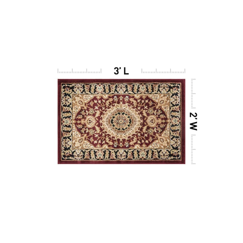 World Rug Gallery Modern Multicolored Geometric Area Rug