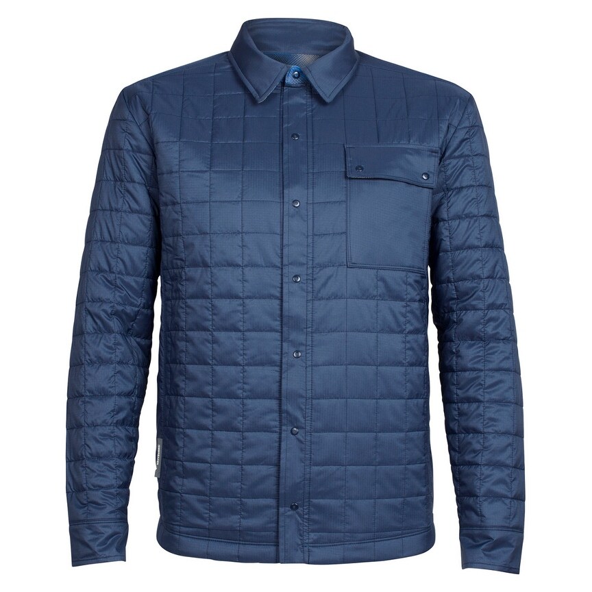 Shop Icebreaker Merino Helix Wool Shirt Overstock 31632064 L