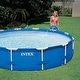 preview thumbnail 7 of 6, Intex 12' x 30" Metal Frame Swimming Pool w/ Filter Pump & Pool Maintenance Kit - 66.55