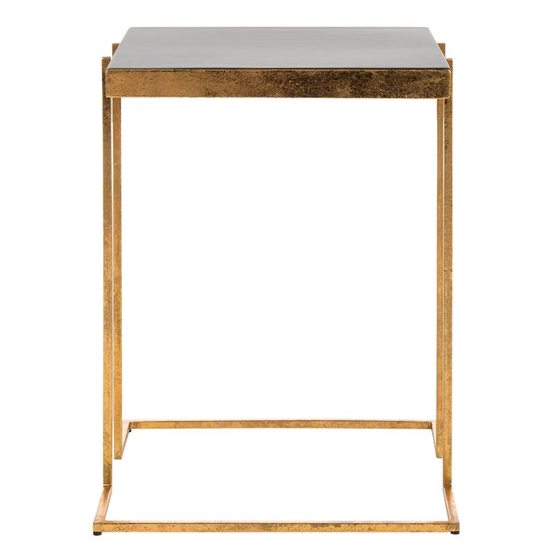 SAFAVIEH Jacobien Greek Key Side Table - 13.8" x 14.8" x 18.8" - 14Wx15Dx19H