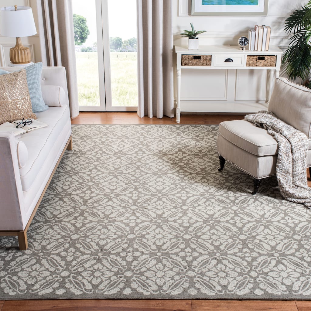 SAFAVIEH Handmade Chelsea Sangita French Country Wool Rug