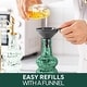 preview thumbnail 21 of 196, COOK WITH COLOR Glass Olive Oil Bottle Dispenser - 2 Pack- 17oz Oil and Vinegar Carafe Decanter