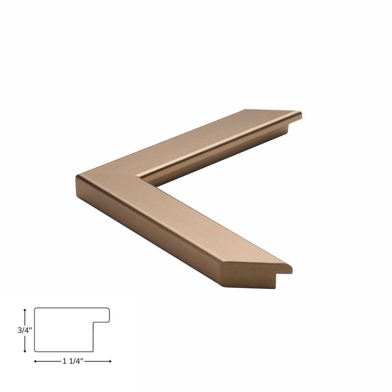 Frame My Mirror Champagne Bronze Framed Mirror, Ellis Design