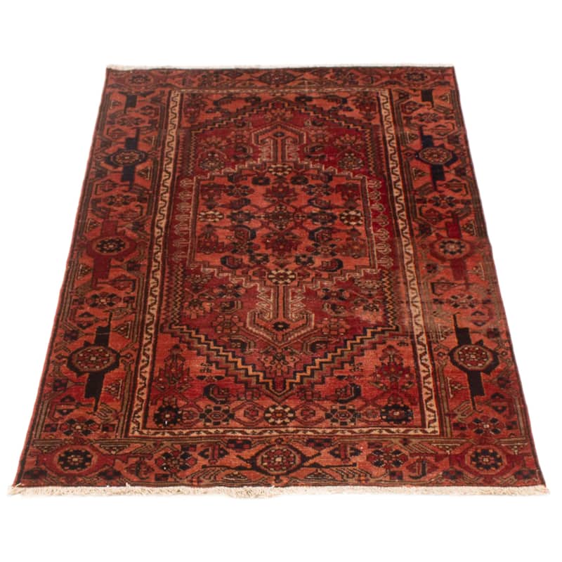 ECARPETGALLERY Hand-knotted Anadol Red Wool Rug - 3'10 x 6'5