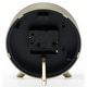 preview thumbnail 2 of 5, Matte Gold 6 inch Decorative Tabletop Alarm Clock Analog - 5.75 x 1.75 x 5.5