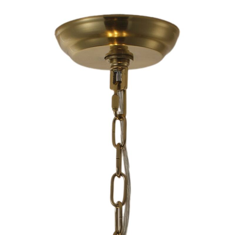 Contemporary Cluster Glass Chandelier Copper Finish Pendant Light for High End Interiors