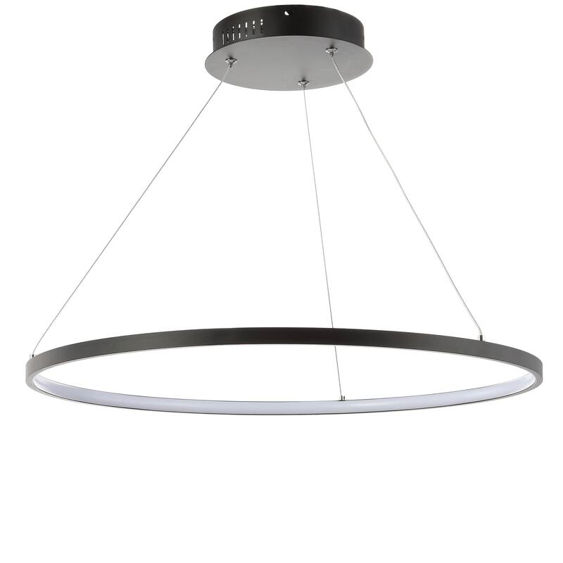 Kinsley Modern Bohemian Iron Integrated LED Pendant by JONATHAN Y