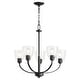 preview thumbnail 5 of 8, Quorum International Reyes 5 Light 26" Wide Chandelier