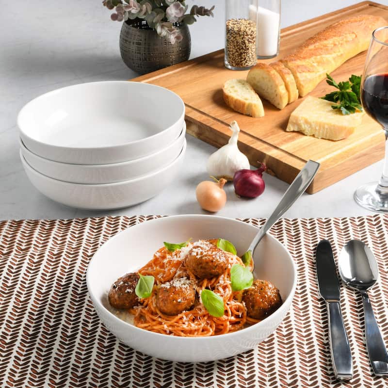 Gibson Home Zen Buffet 4-Piece DinnerBowl Set