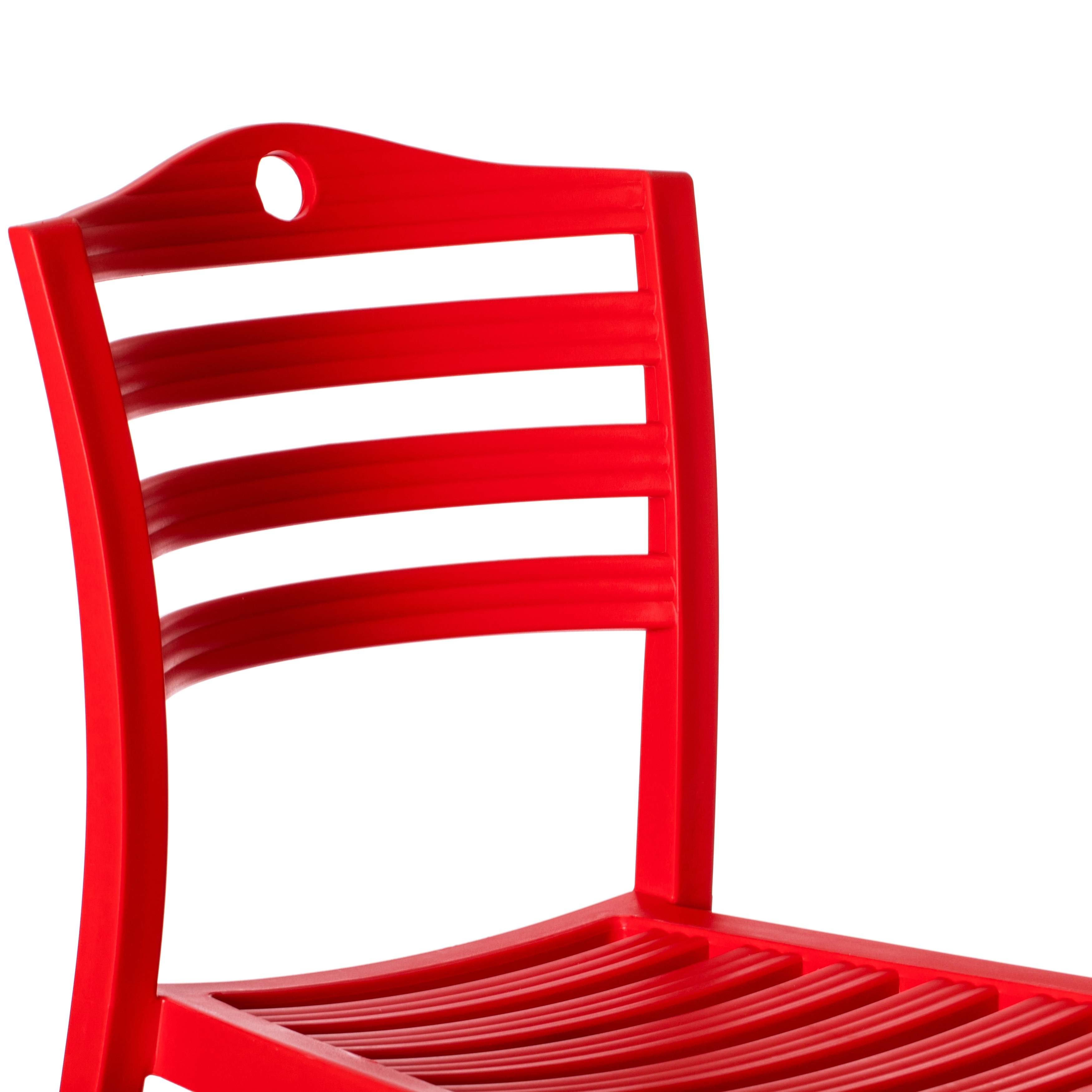 Stackable Modern Plastic Indoor and Outdoor Dining Chair with