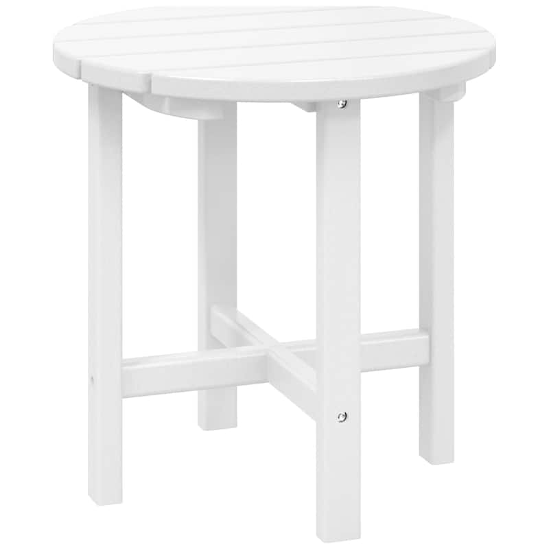 Polytrends Altura Eco-friendly All Weather Round 18" Side Table