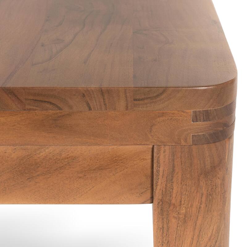 Classic Home Arno 72" Acacia Wood Dining Table in Natural Finish