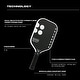 preview thumbnail 7 of 7, Holbrook Mav Pro 2.0, T700 3K Carbon Fiber Pickleball Paddle, Black