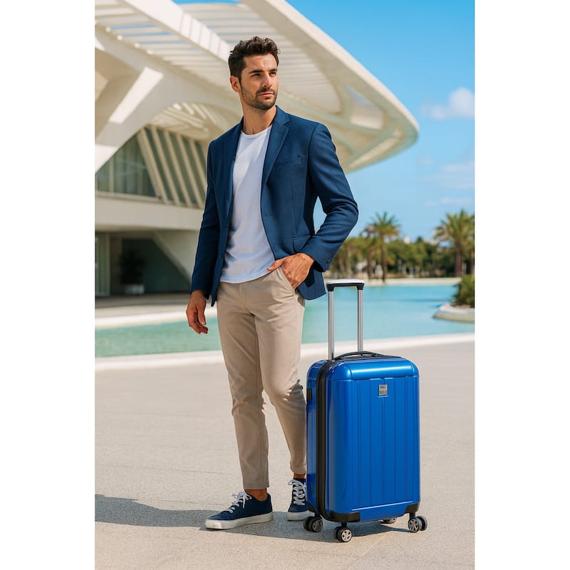 World Traveler 20" Spinner Carry-On Lightweight Airline Approved