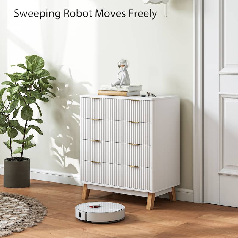 4 Drawers/6 Drawers Dresser for Bedroom, Closet Double Dresser Chest of Drawers