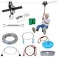 preview thumbnail 1 of 9, VEVOR Zipline Kit for Kids and Adult Playground Entertainment with Stainless Steel Zipline 100 ft