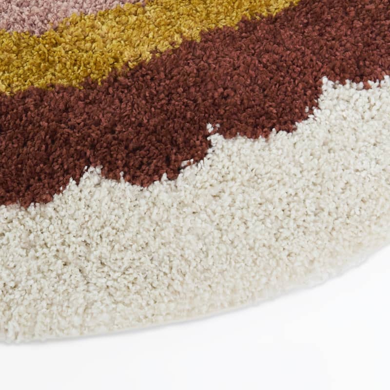 Marigold Scallop Border Area Rug