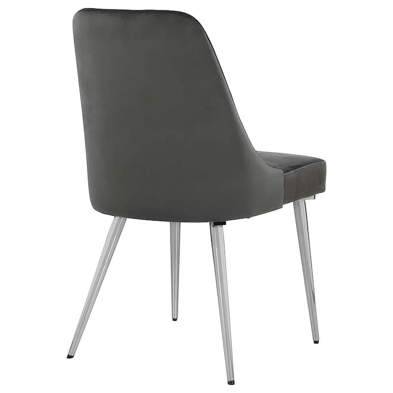 Cabianca Grey Upholstered Dining Side Chair (Set of 2)