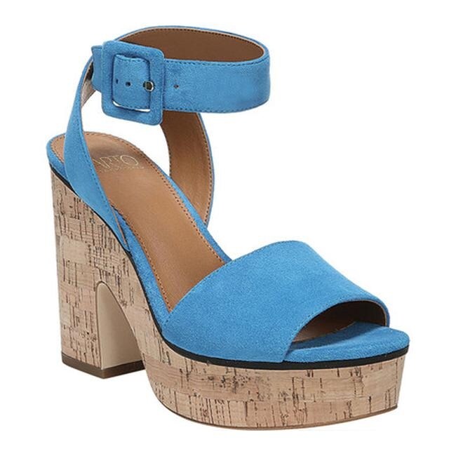 franco sarto blue sandals