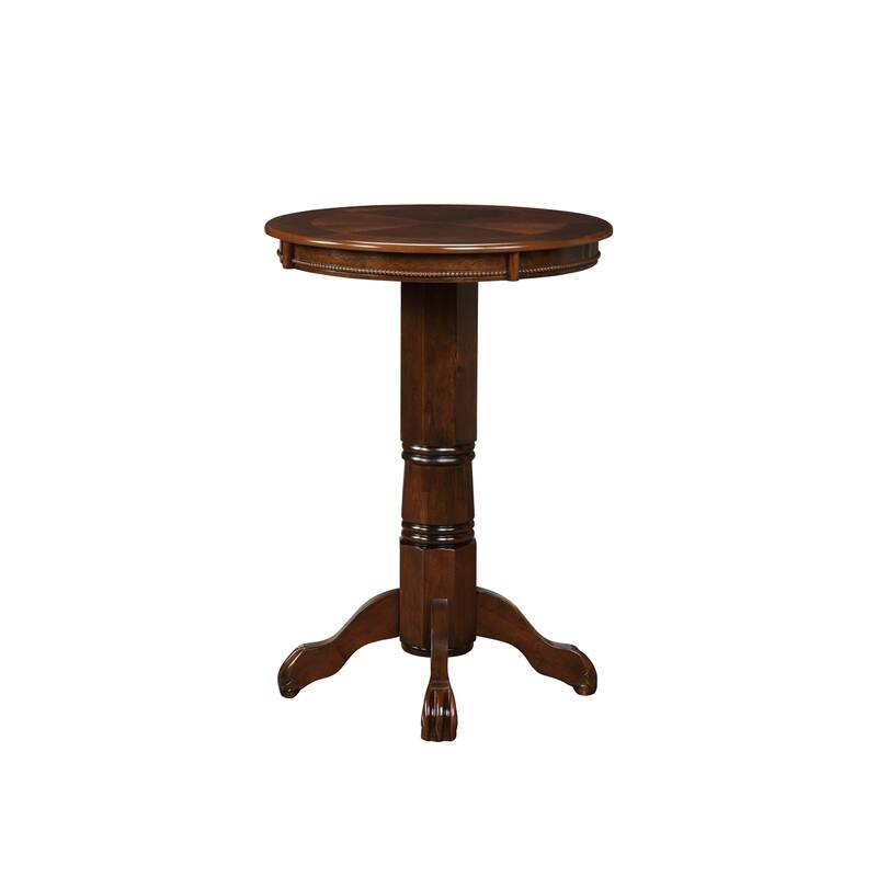 Florence 30-inch Round Wood Pub Table