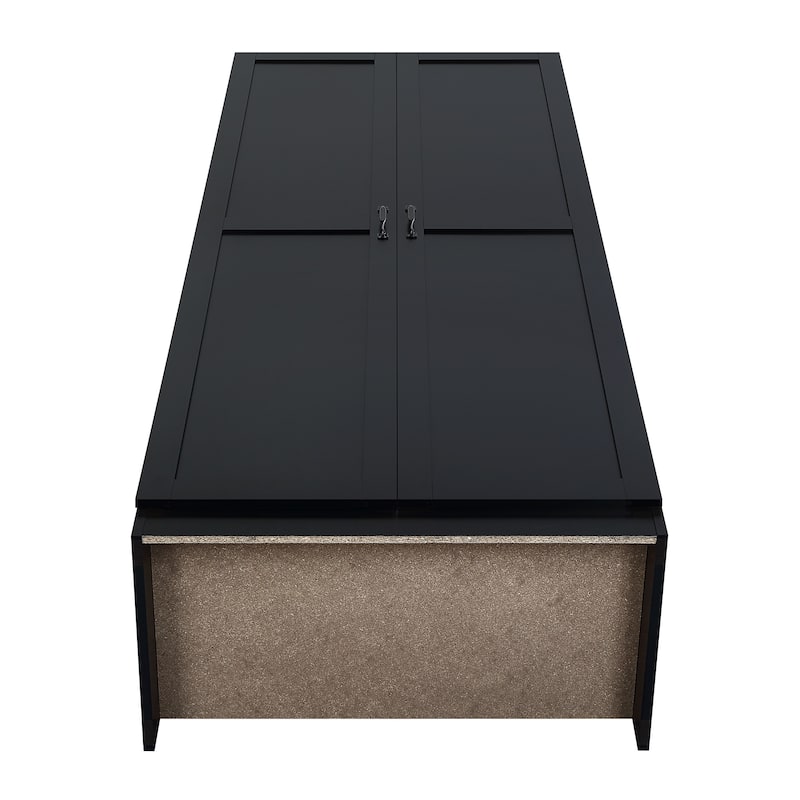 Manhattan Comfort Cornelia Modern Storage Closet 1.0 with 14 Adjustable Shelves - N/A