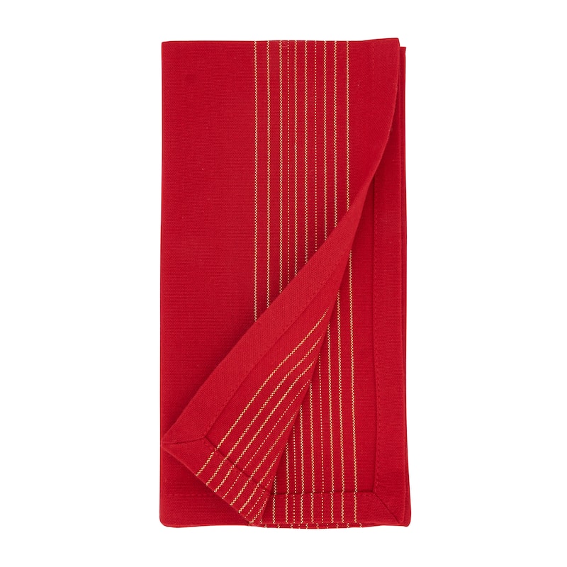 Shiny Chic Shimmer Stripe Napkin (Set of 4)