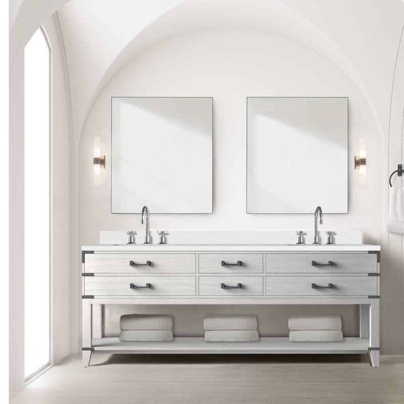 Norwalk Bath Vanity Quartz Top, Sink and Faucet