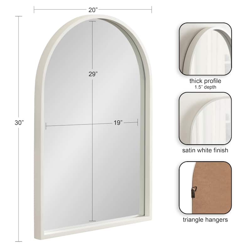 Kate and Laurel Travis Arch Framed Wall Mirror