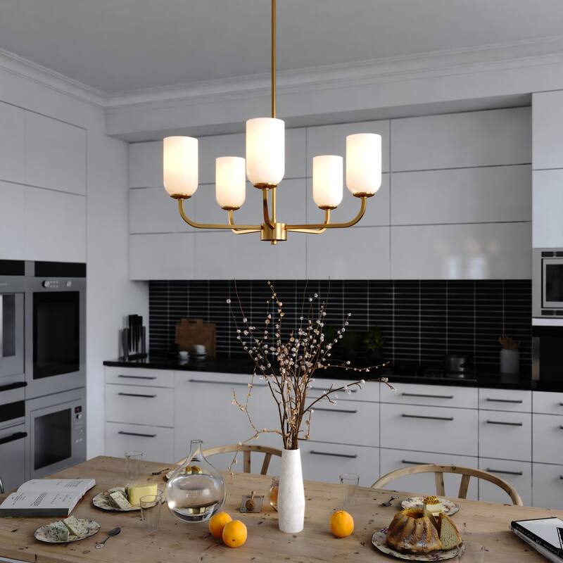 Vaxcel Lighting H0305 5 Light 26" Wide Chandelier