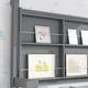 preview thumbnail 16 of 21, Modern Twin Over Twin Low Bunk Kids Bed with House Semi-enclosed Roof,Guardrails,Bedside Storage Shelves and Ladder