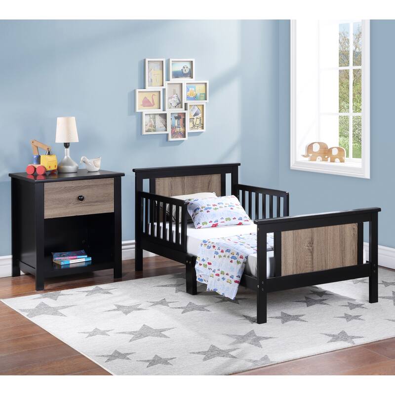 Olive & Opie Connelly Reversible Panel Toddler Bed