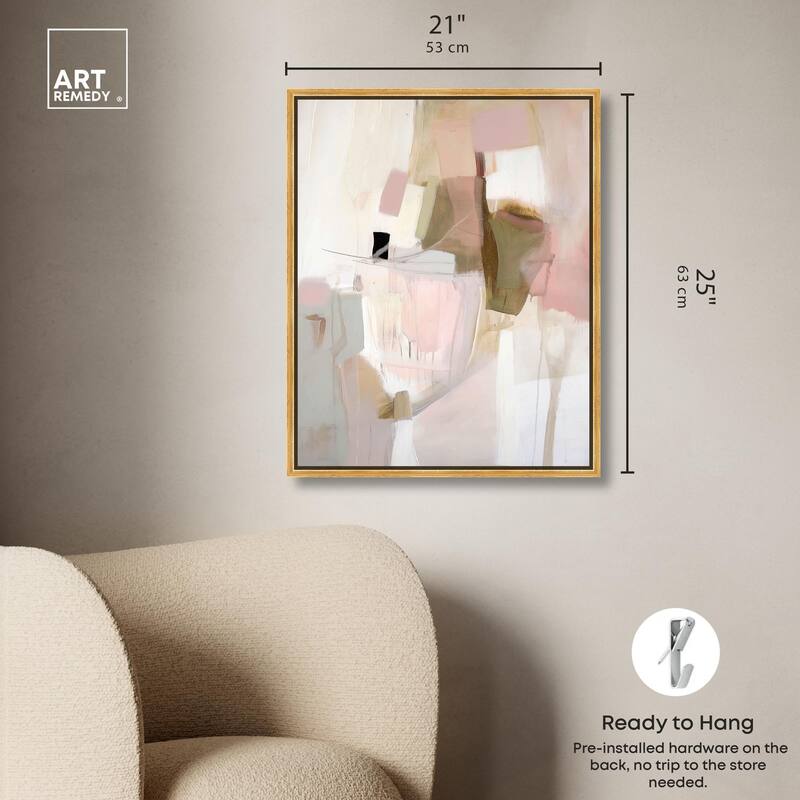 Pigment Flow I Canvas by Art Remedy