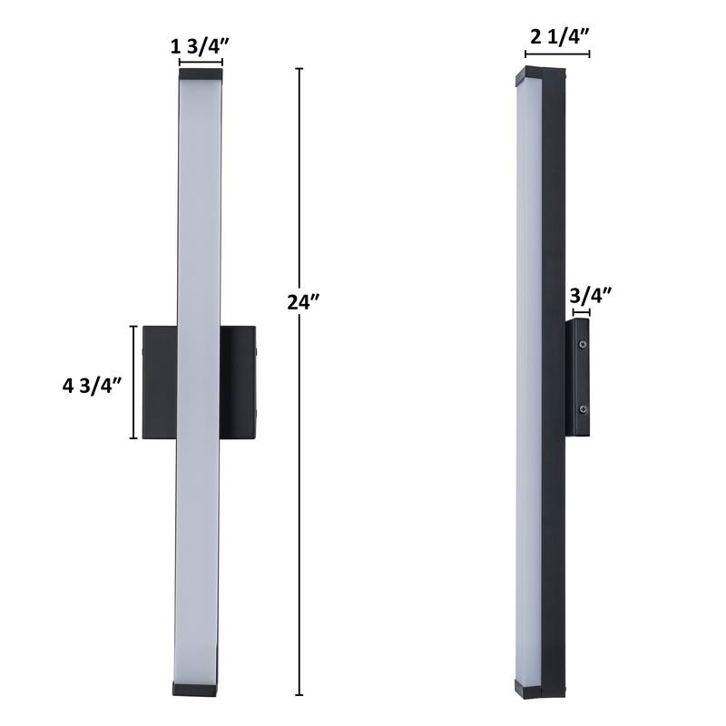 C Cattleya LED Vanity Bar Light Indoor Wall Sconce with Acrylic Shade