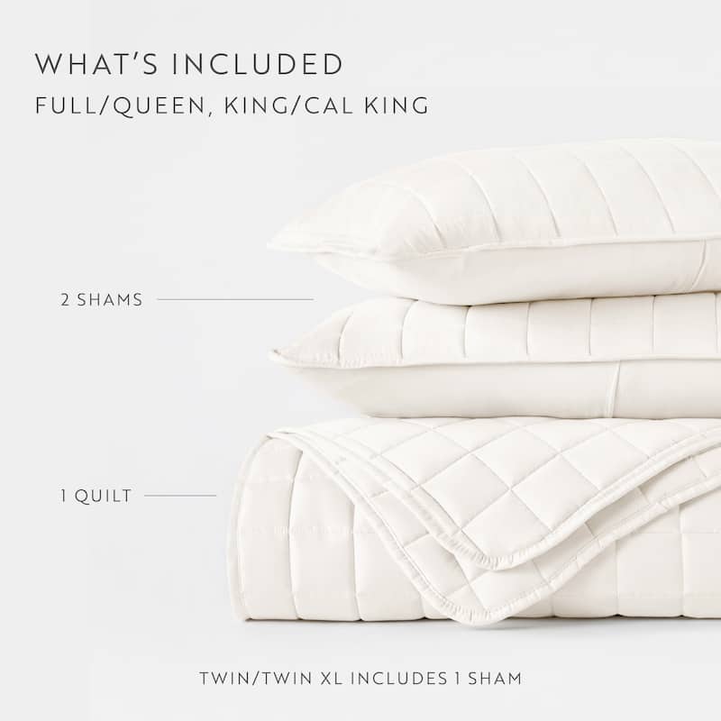 Becky Cameron Premium Ultra Soft Square Quilted Coverlet Set
