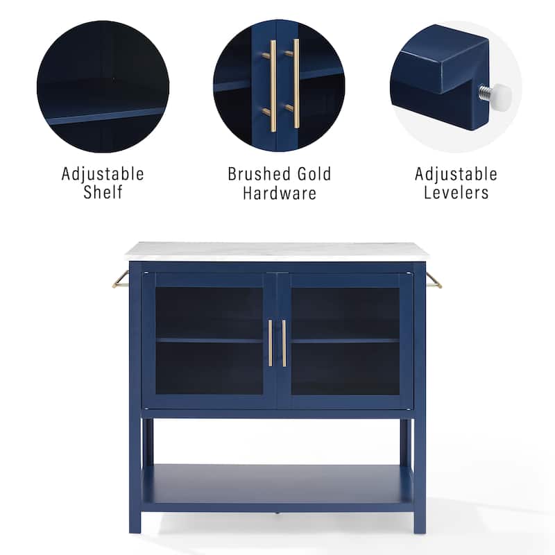 Crosley Katrina Kitchen Island - N/A