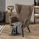 preview thumbnail 28 of 92, Upholstered Wingback Armchair Leisure Accent Chair, Single - 40.55" H x 28.34" W x 33.1" D