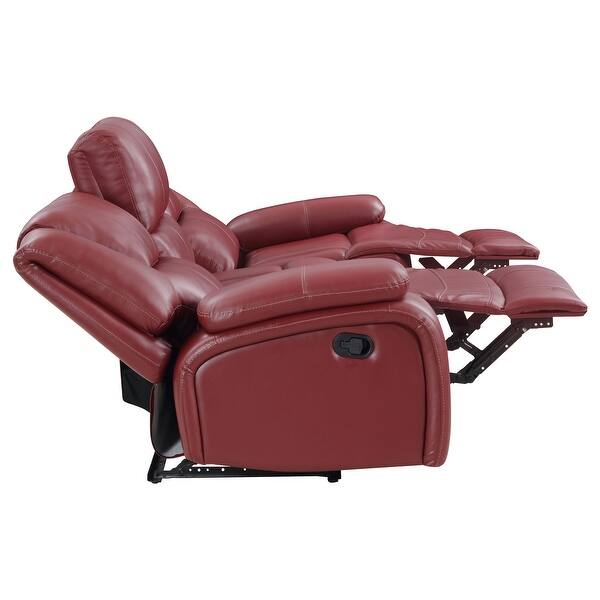 Faux Leather Power Motion Lift Recliner In Red Faux Leather Power Motion Lift Recliner In Red