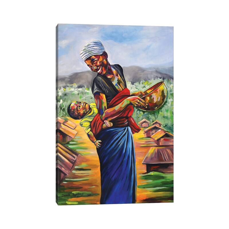 iCanvas "Cradle" by Damola Ayegbayo Canvas Print