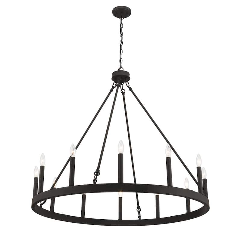 Acroma 12-light Modern Farmhouse Candle-Style Ceiling Lighting for Dining Room